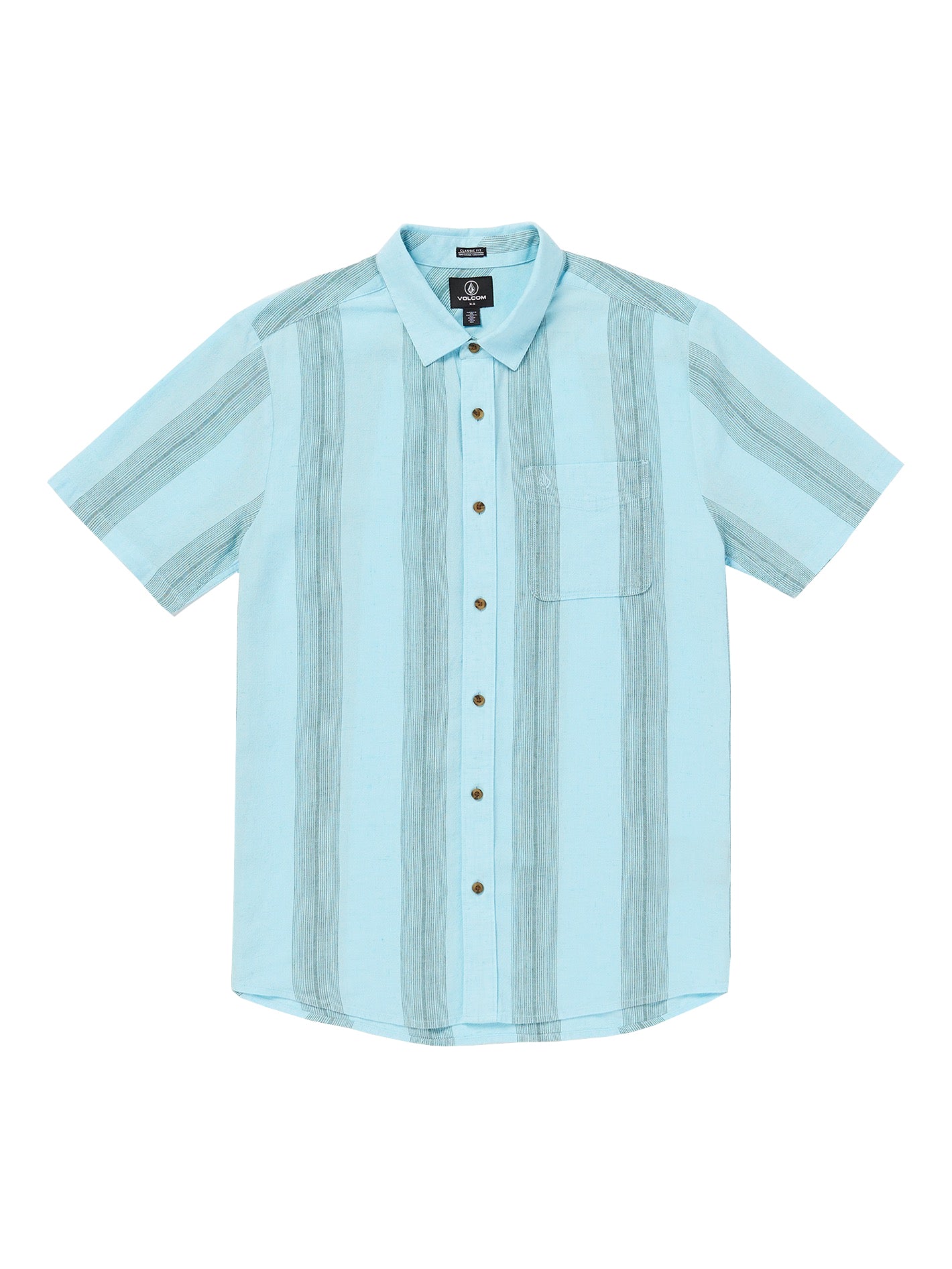 VOLCOM FLAXSTONE SS CRY-CRYSTAL BLUE M