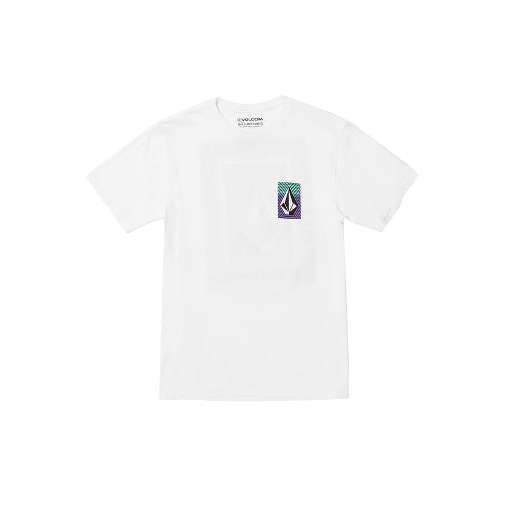 VOLCOM EXTRACT SS TEE WHT-WHITE 5