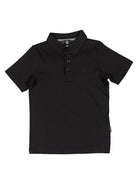 Volcom Little Boys Wowzer Polo BLK-BLACK 7