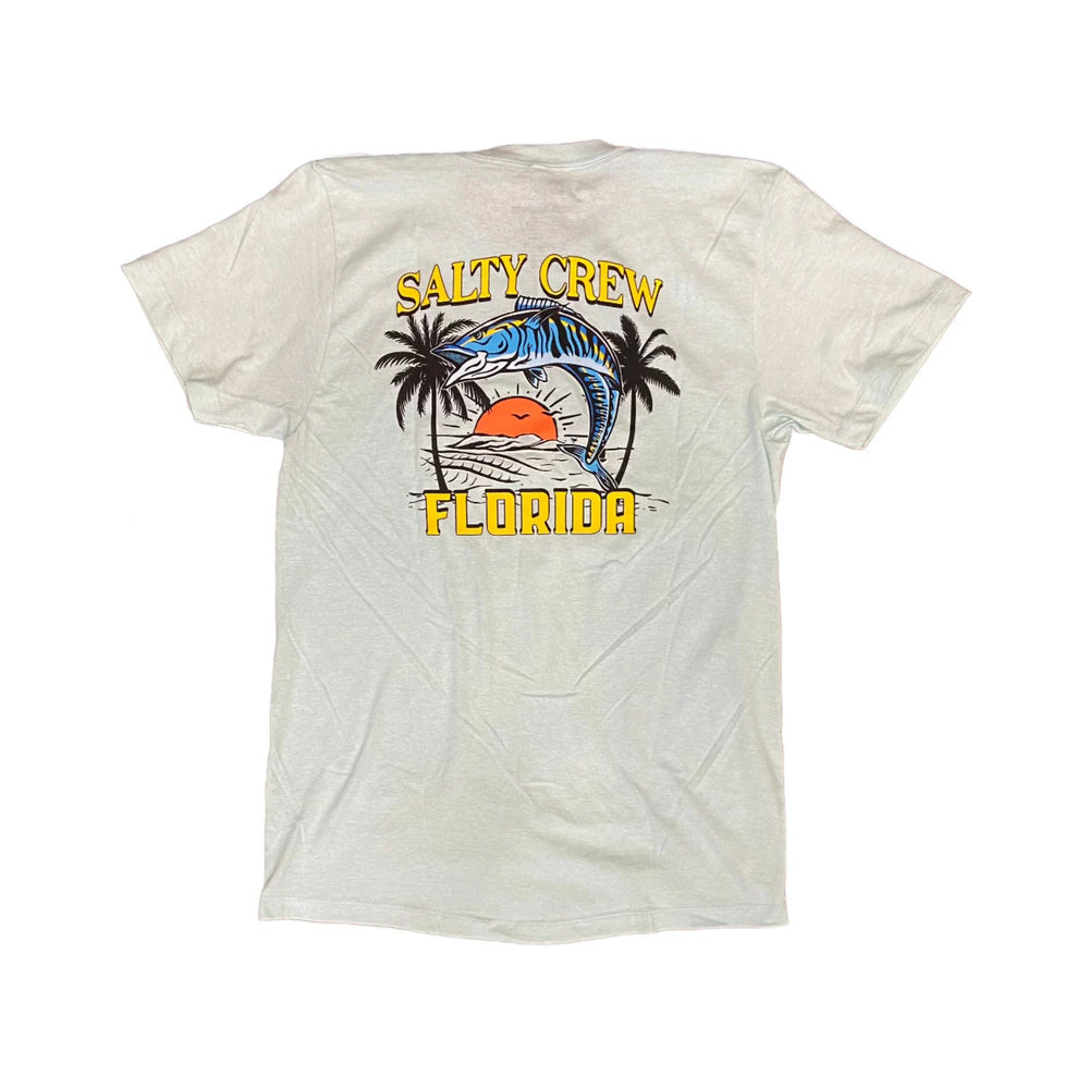 Salty Crew Florida Wahoo SS Tee TopazHeather XXL