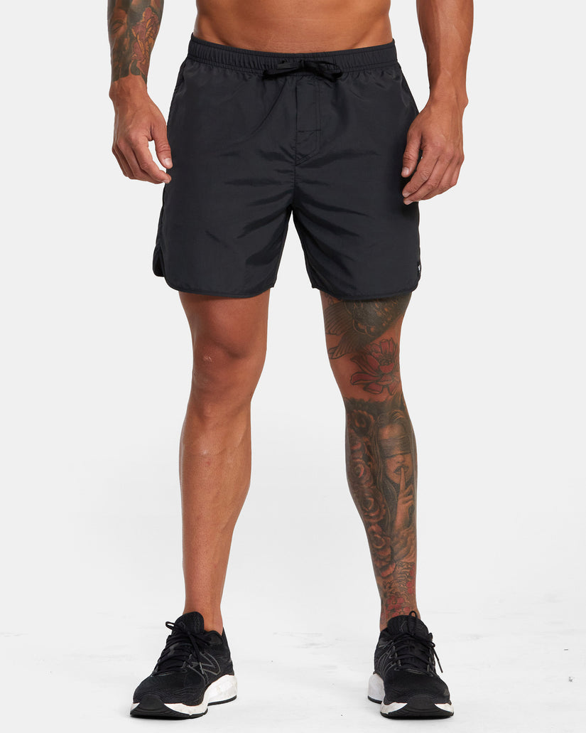 RVCA OUTSIDER BASECAMP SHORT 16 BLK S