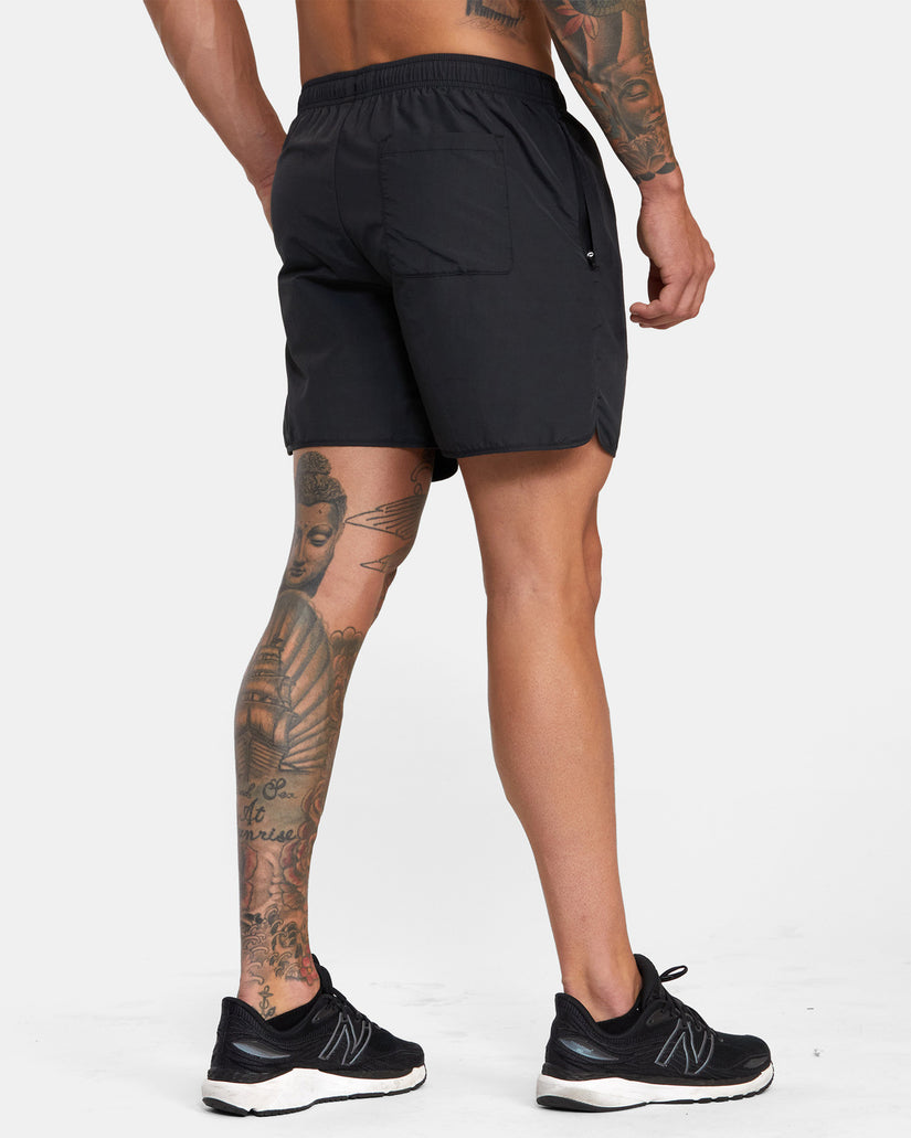 RVCA OUTSIDER BASECAMP SHORT 16 BLK S