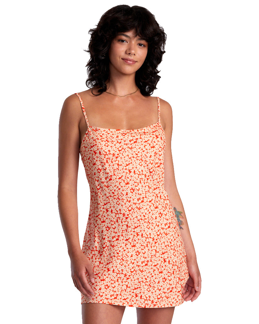 RVCA MACARTHUR DRESS NPM0-Orange M/10