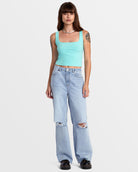 RVCA SLATE TANK WIDE RIB GDY0 XS/6
