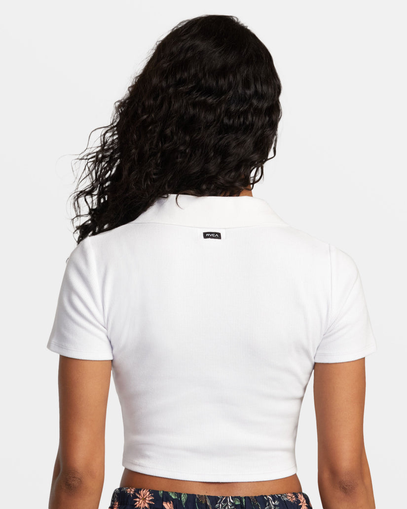 RVCA Chase Knit Polo WPW S