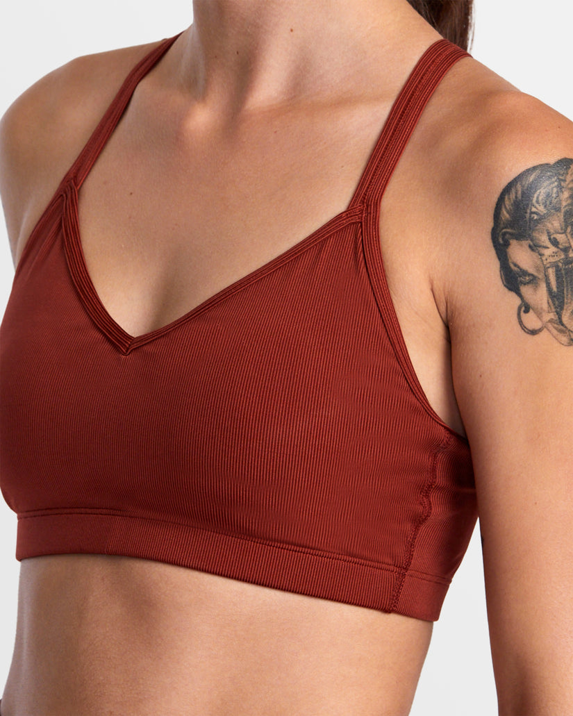 RVCA STRAPPED RIB BRA RZA0 XS/6