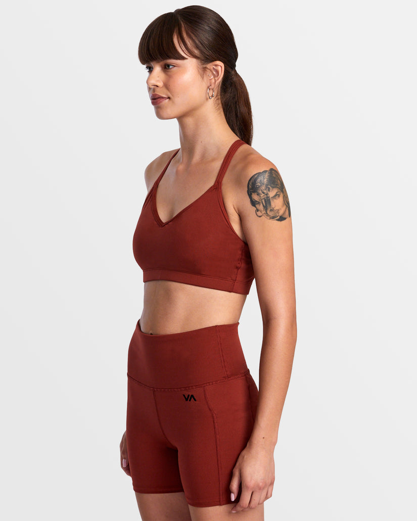 RVCA STRAPPED RIB BRA RZA0 XS/6