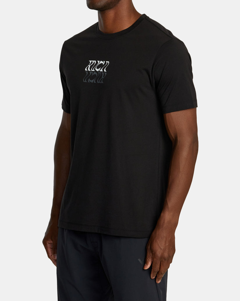 RVCA FLIPFLOW TEES BLK-Black L