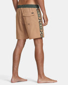 RVCA APEX ELASTIC WAIST BOARDSHORTS 17" CAM-Camel L