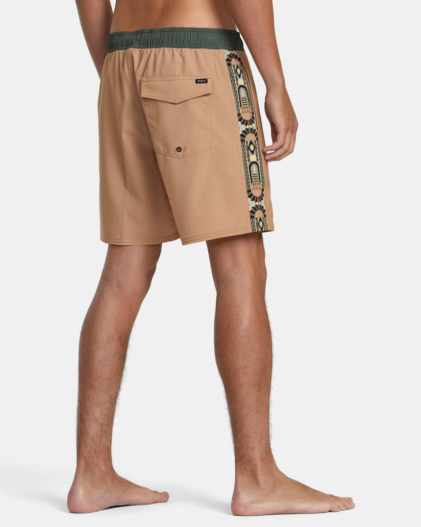 RVCA APEX ELASTIC WAIST BOARDSHORTS 17" CAM-Camel L