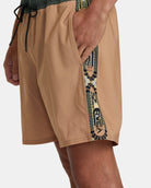 RVCA APEX ELASTIC WAIST BOARDSHORTS 17" CAM-Camel L