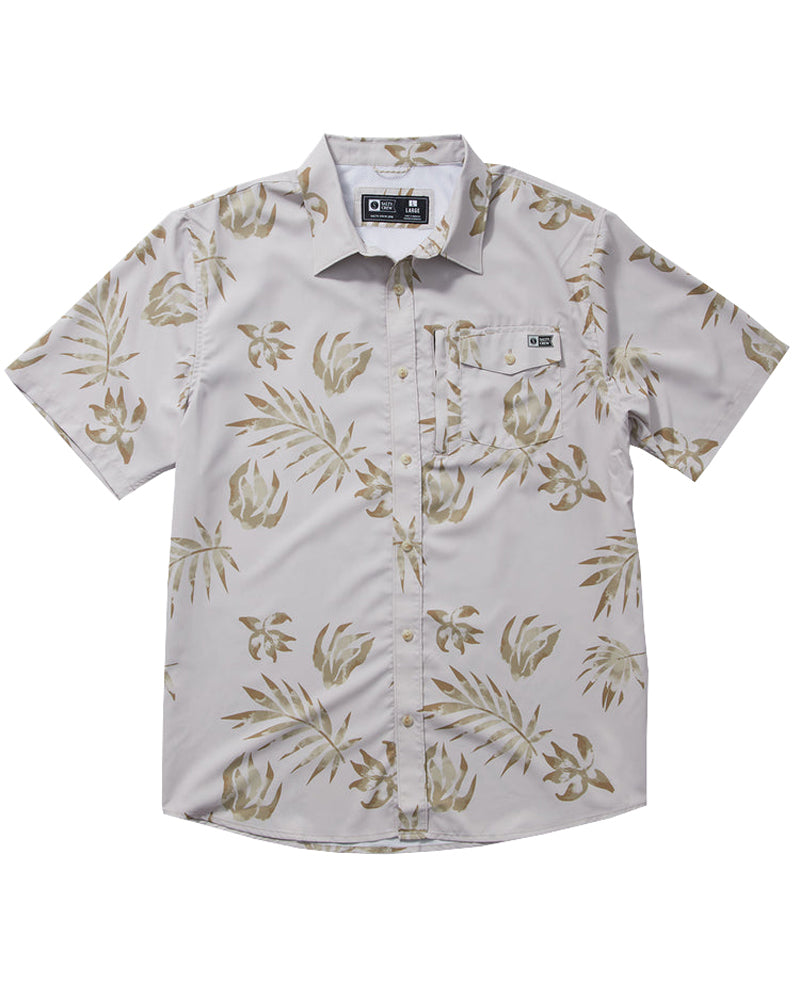 Salty Crew Badlands SS Tech Woven Shirt Natural M