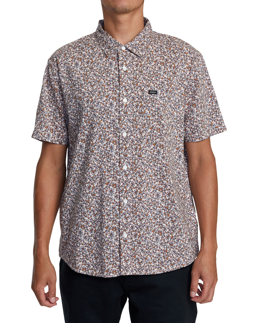 RVCA MICRO GARDEN WVTP PAL-Pale Mauve S