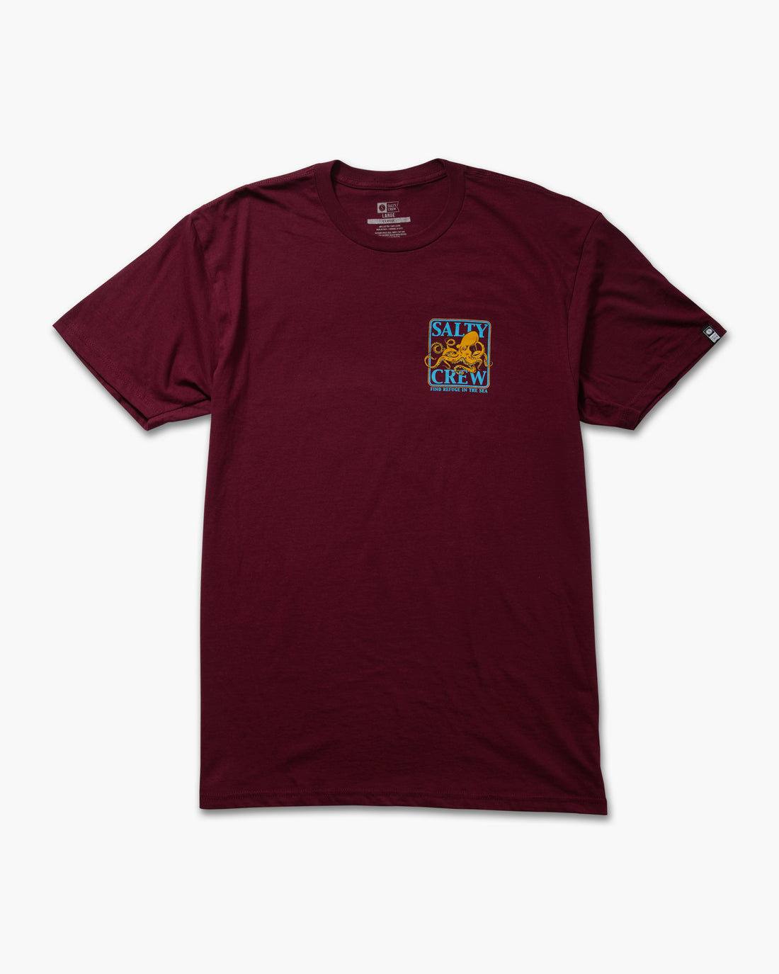 Salty Crew Ink Slinger SS Tee BURGUNDY XL