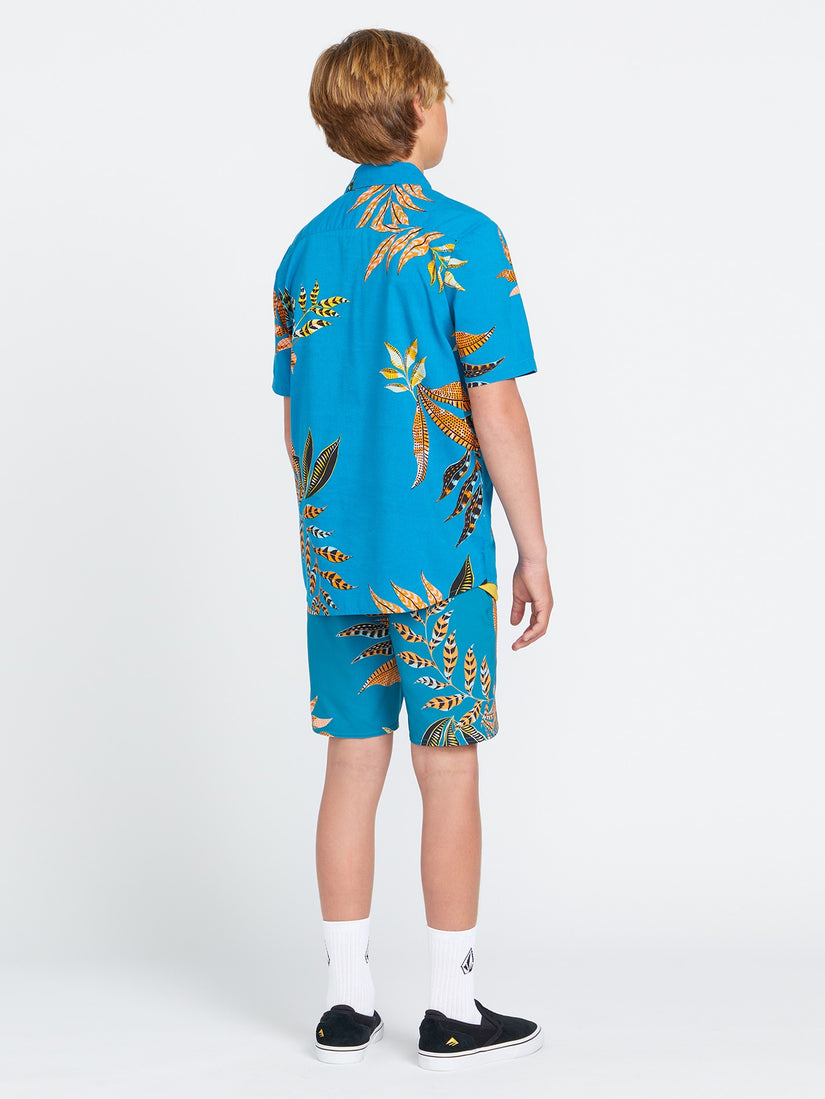 VOLCOM LIDO PRINT MOD OCT-OCEAN TEAL 4T