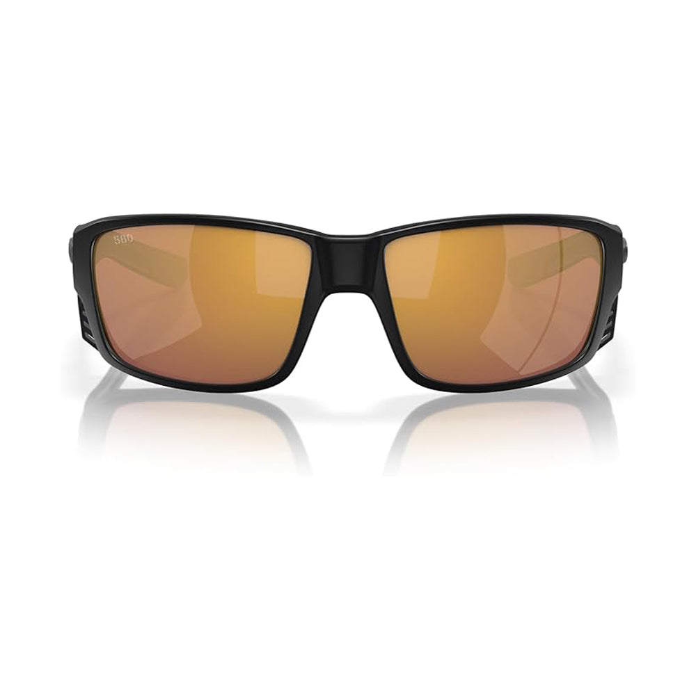 Costa Del Mar Tuna Alley Pro Polarized Sunglasses MatteBlack GoldMirror 580G