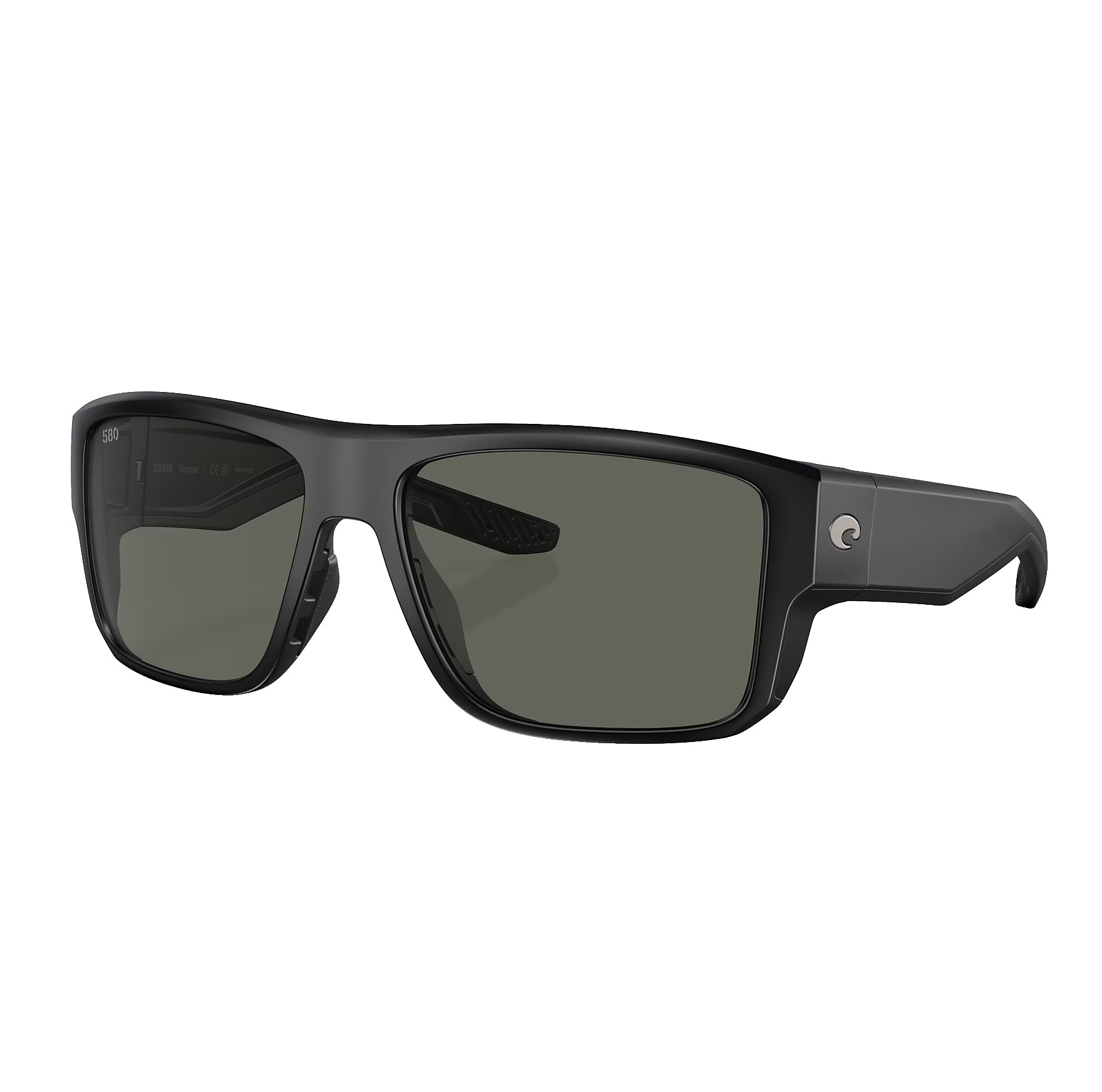 Costa Del Mar Taxman Polarized Sunglasses MatteBlack Gray 580P