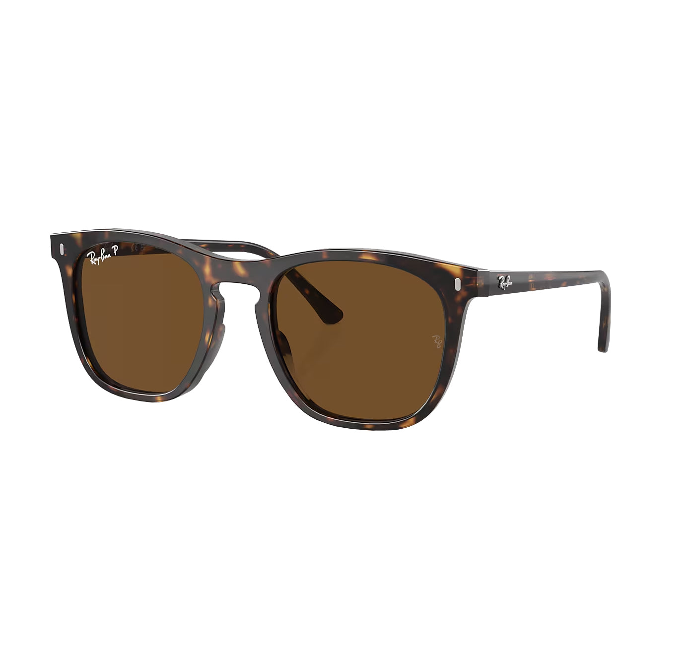 Ray-Ban 0RB2210 Polarized Sunglasses Havana Brown