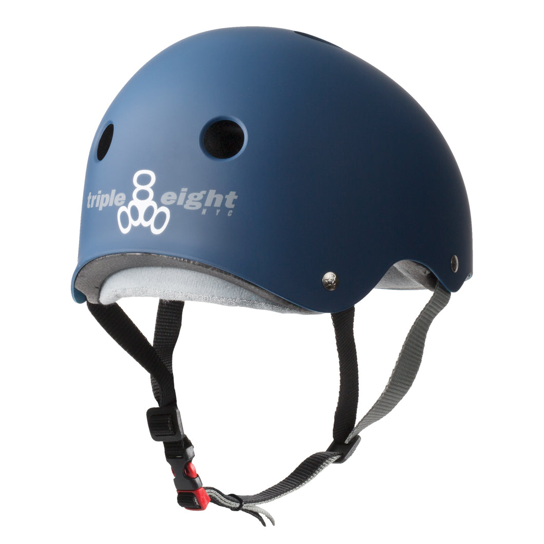Triple 8 The Certified Sweatsaver Helmet Navy Matte L/XL