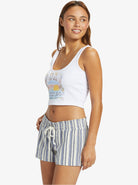 Roxy Sunrise To Sunset Cropped Tank WBK0 L