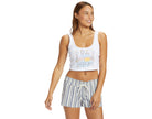 Roxy Sunrise To Sunset Cropped Tank