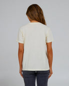 Salty Crew Love Bite Boyfriend SS Tee Off White L