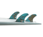 Futures Fins Christenson Honeycomb 5-Fin Set Blue-Brown M