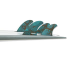 Futures Fins Christenson Honeycomb 5-Fin Set Blue-Brown M