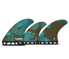 Futures Fins Christenson Honeycomb 5-Fin Set Blue-Brown M