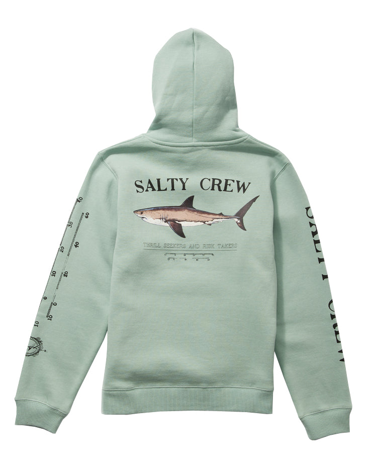 Salty Crew Bruce Boys Hood Fleece Mackerel XL