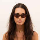 Sito Siena Sunglasses BurntOrangeTort Coffee