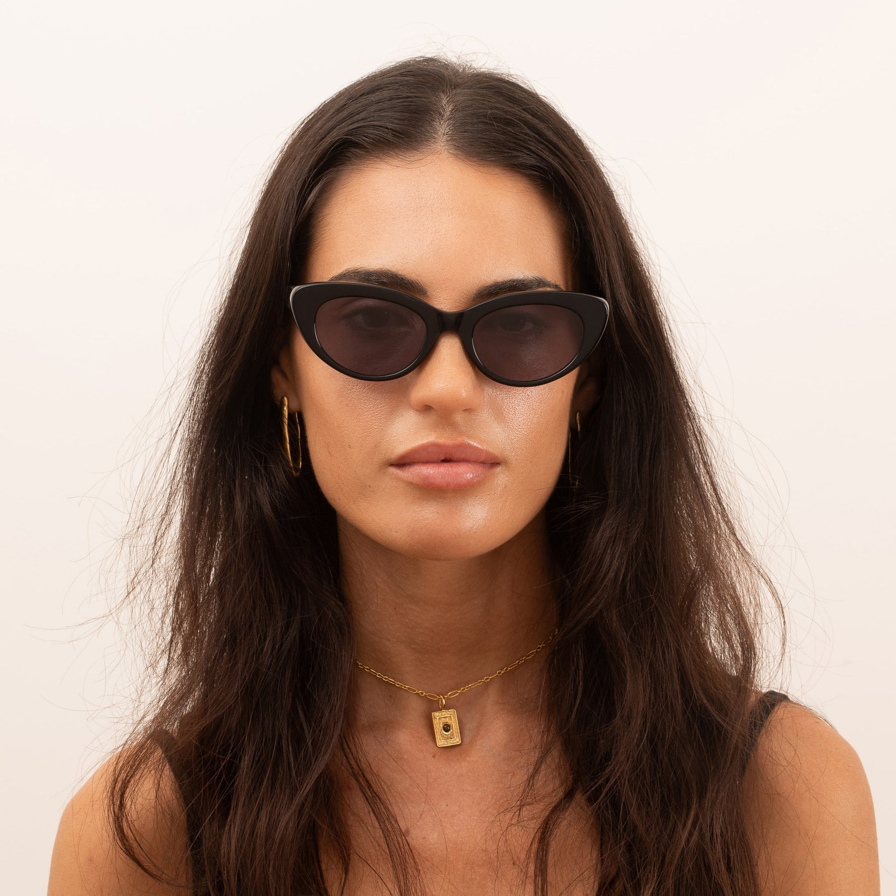 Sito Siena Sunglasses Black SmokeyGrey