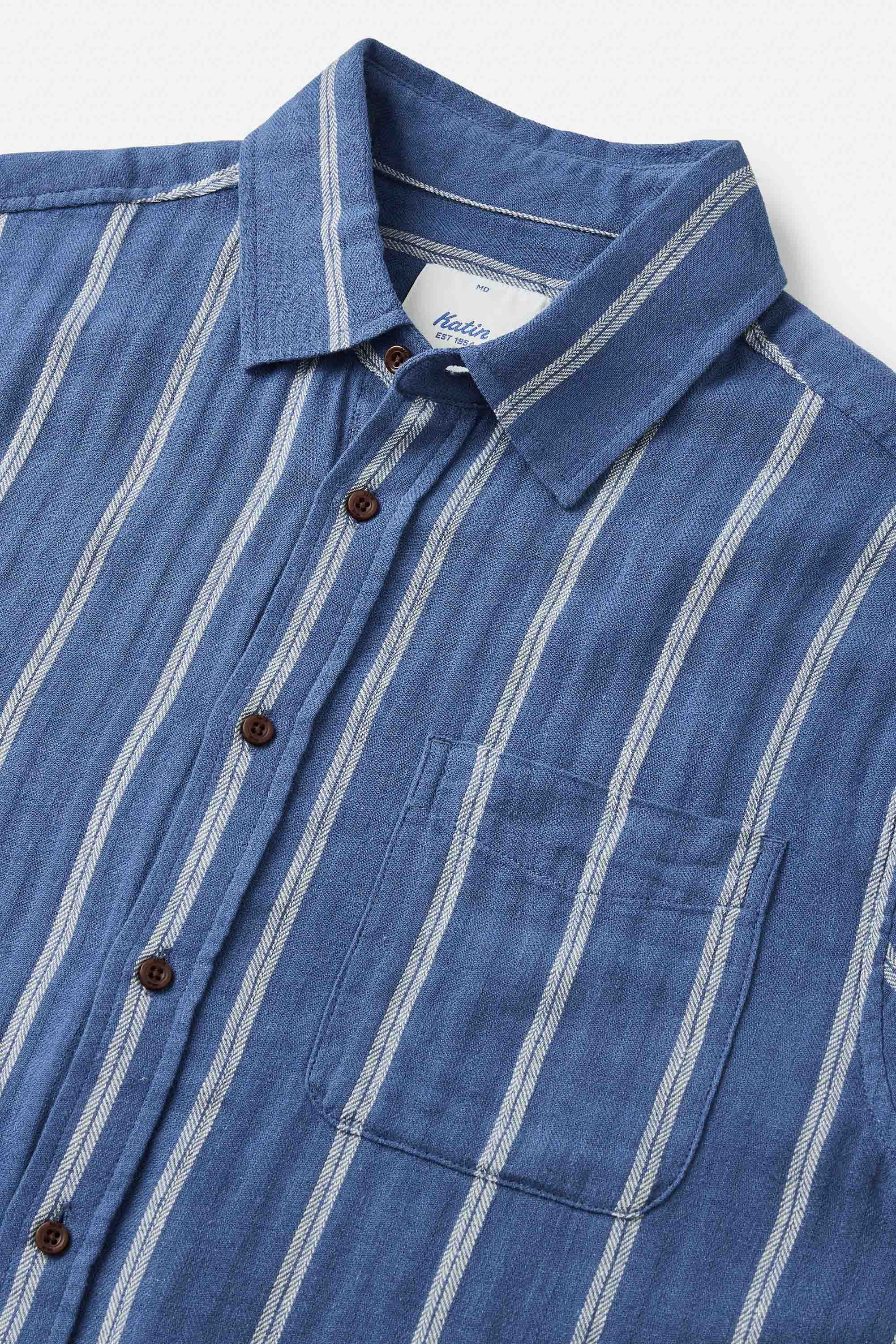 Katin Alan Boys SS Shirt WBLU L