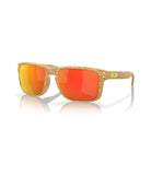 Oakley Holbrook Mix Polarized Sunglasses MTStoneDesertTan PrizmRuby Square