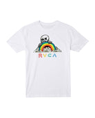 RVCA RAINBOW SKULL SS WHT-White L