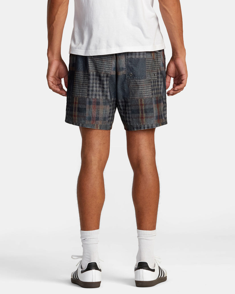 RVCA ESCAPE ELASTIC CORD SHORT II CRG8-PATCHWORK L