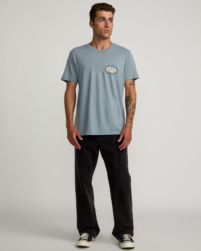 RVCA PROWL SS TEES SNA0-Flint Stone XL
