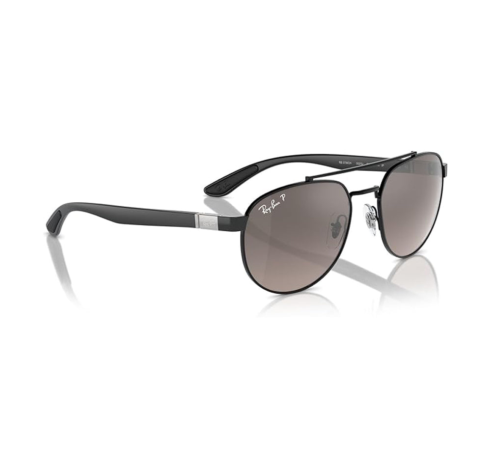 Ray-Ban 0RB3736CH Polarized Sunglasses Black GreyMirrorGrey