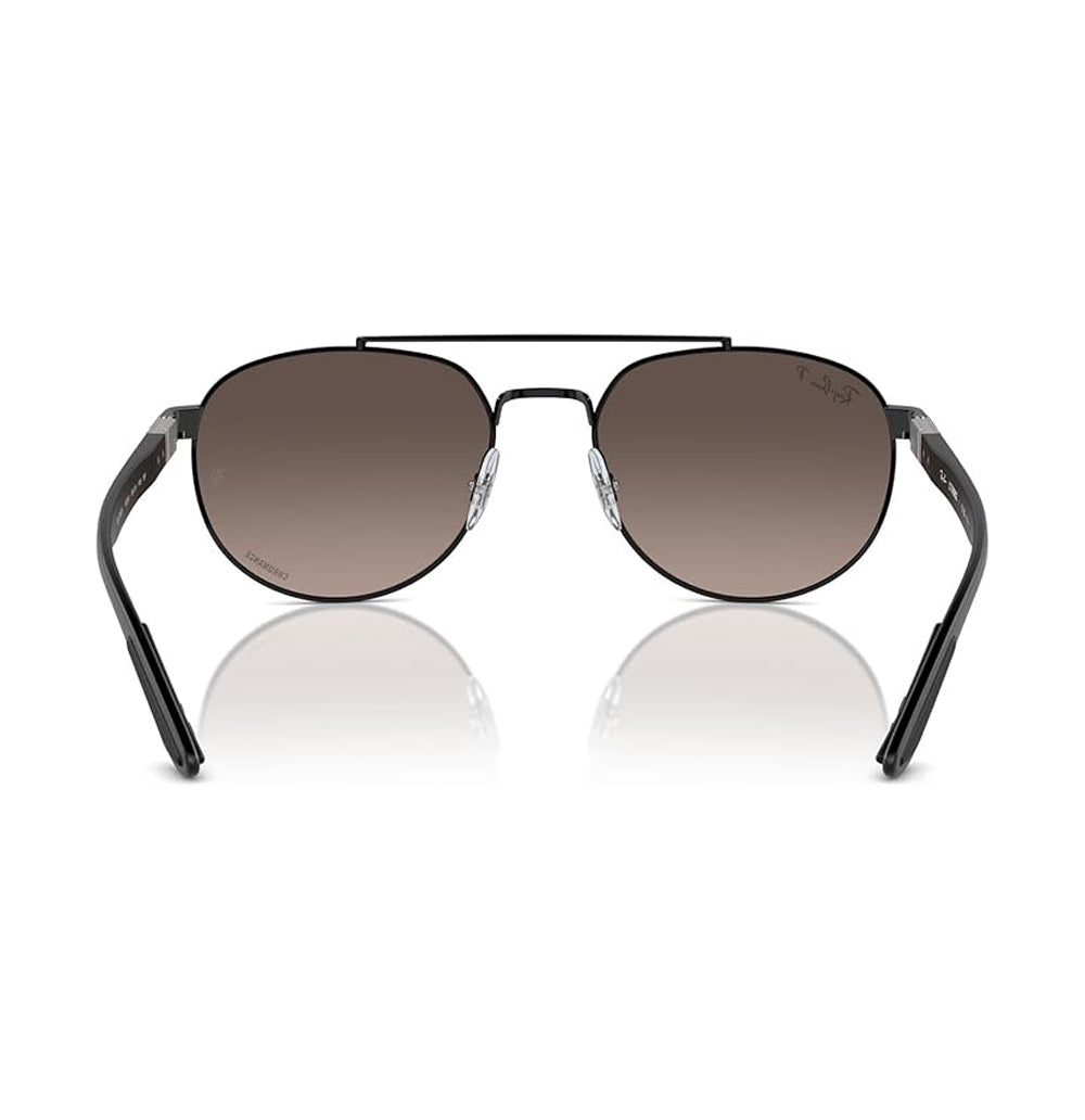 Ray-Ban 0RB3736CH Polarized Sunglasses Black GreyMirrorGrey