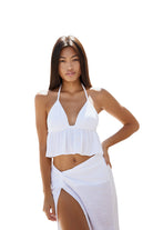 Blanco Triangle Top W Rope Chord  White S