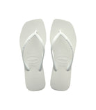 Havaianas Slim Square Womens Sandal 0001-White 7