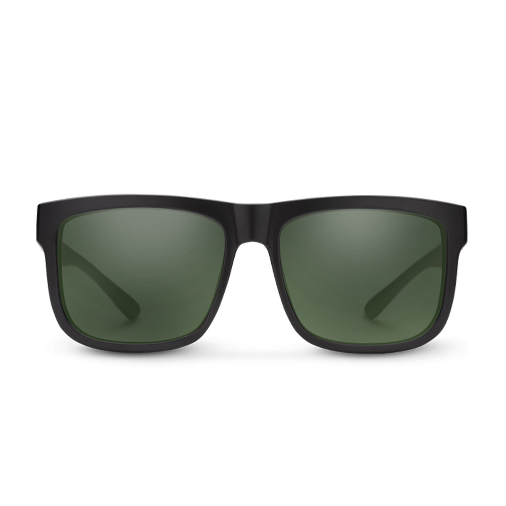 Sun Cloud Quiver Polarized Sunglasses MatteBlack GreyGreen