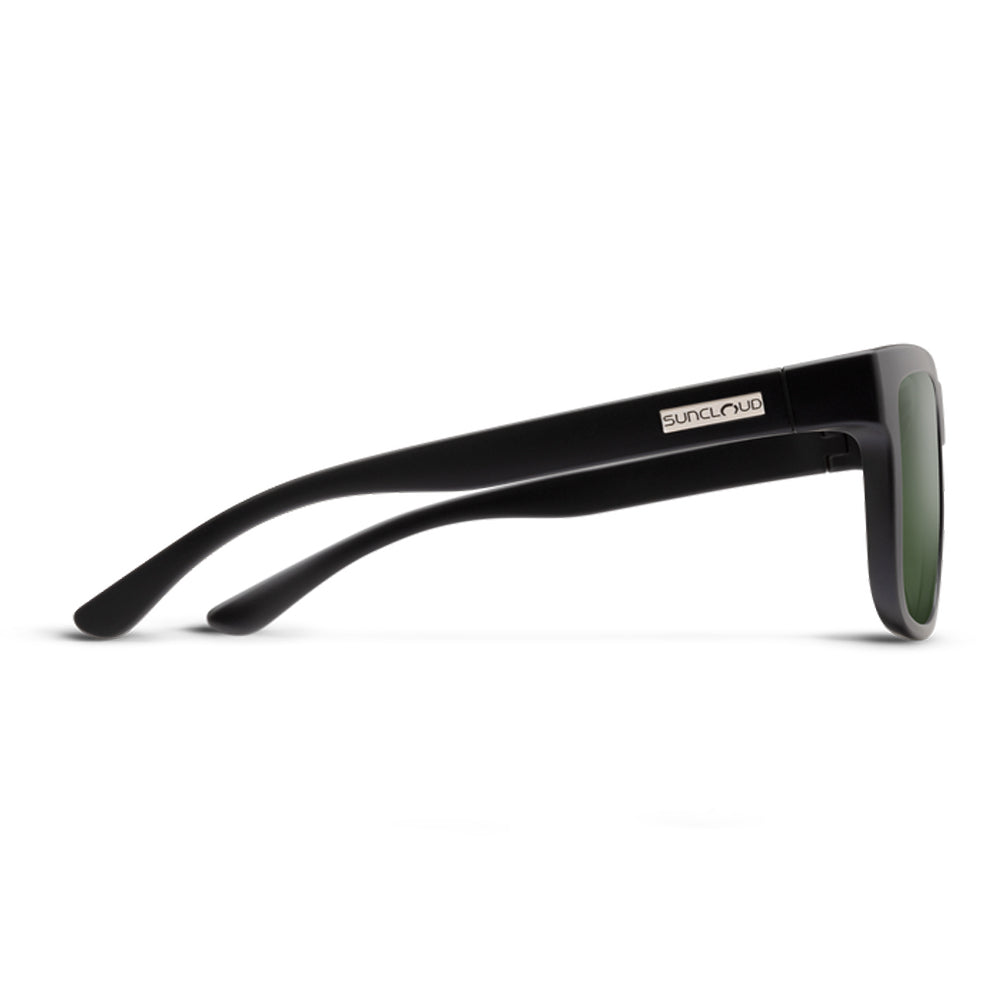 Sun Cloud Quiver Polarized Sunglasses MatteBlack GreyGreen