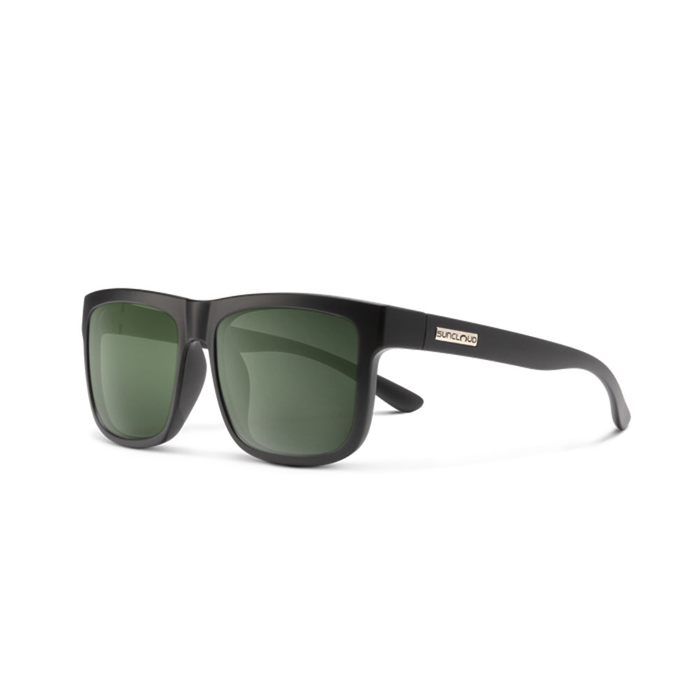 Sun Cloud Quiver Polarized Sunglasses MatteBlack GreyGreen