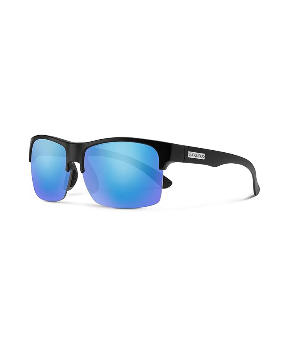 Sun Cloud Rambler Lite Polarized Sunglasses MatteBlack Blue