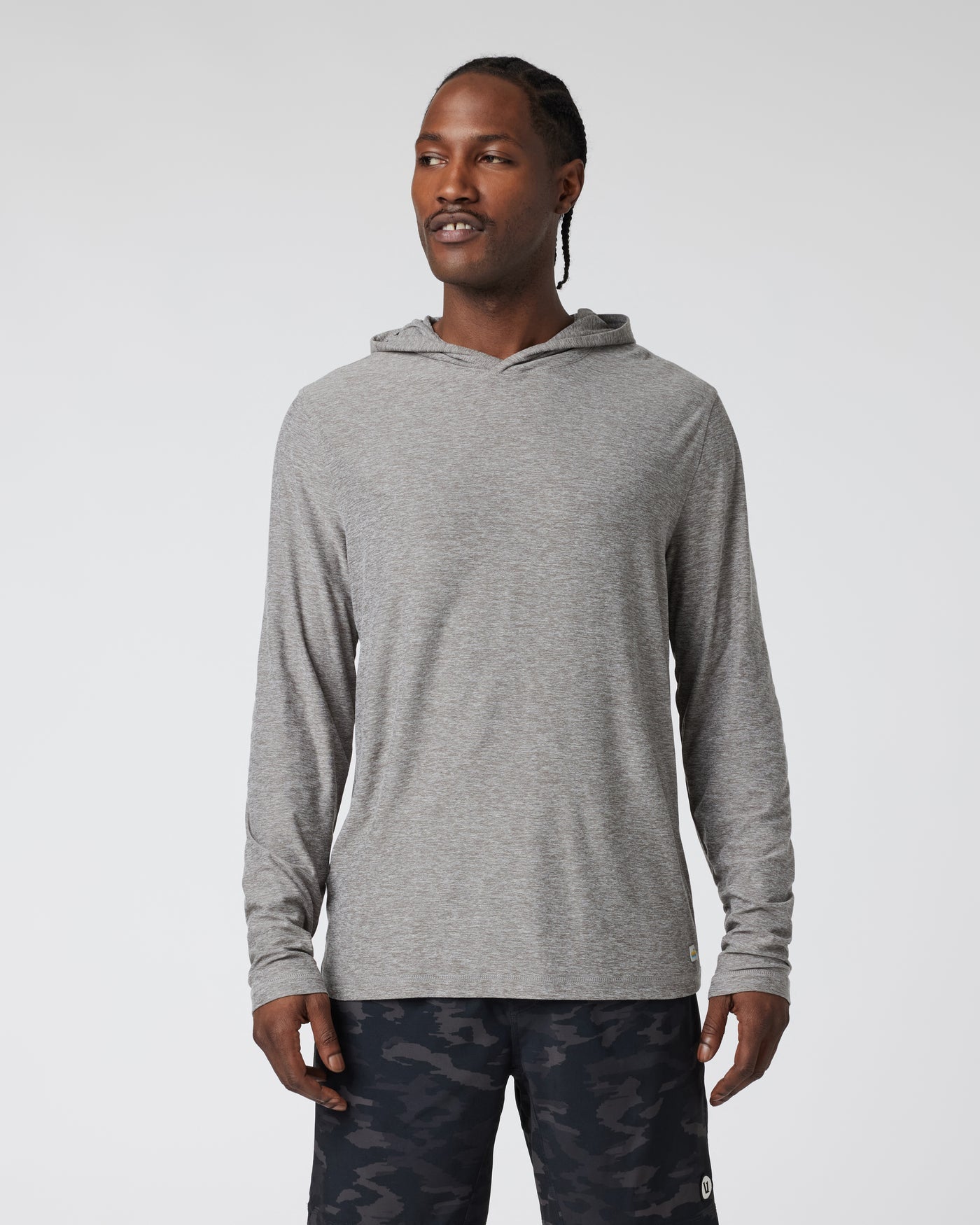 Vuori Strato Tech Hoodie HTG-Heather Grey S