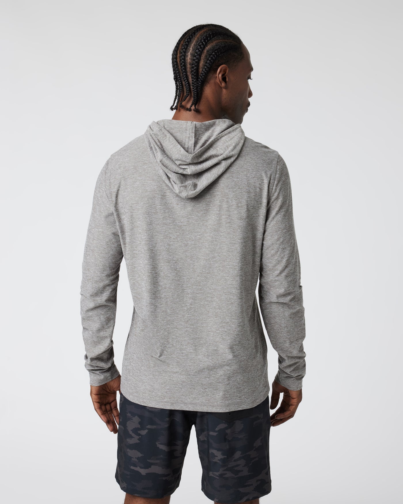 Vuori Strato Tech Hoodie HTG-Heather Grey XL