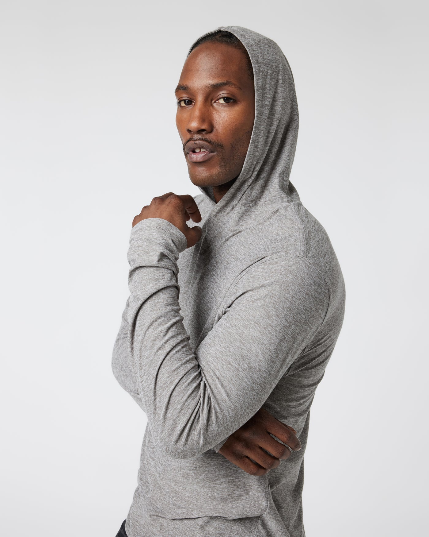 Vuori Strato Tech Hoodie HTG-Heather Grey XL