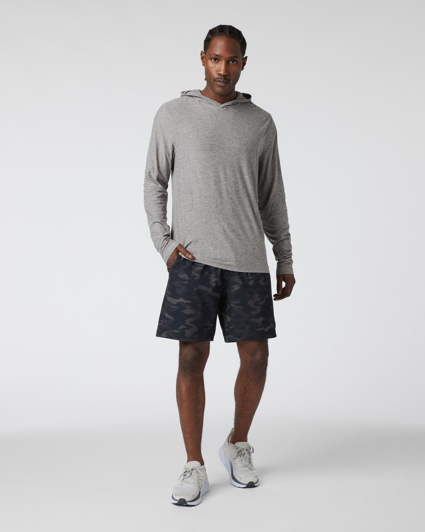 Vuori Strato Tech Hoodie HTG-Heather Grey S