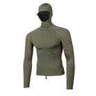 Florence Marine LS Hooded Rashguard TYM-Thyme M